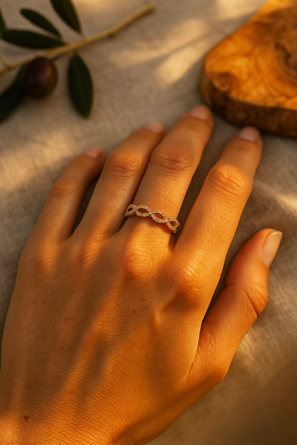 Bague Entrelacs Éternel