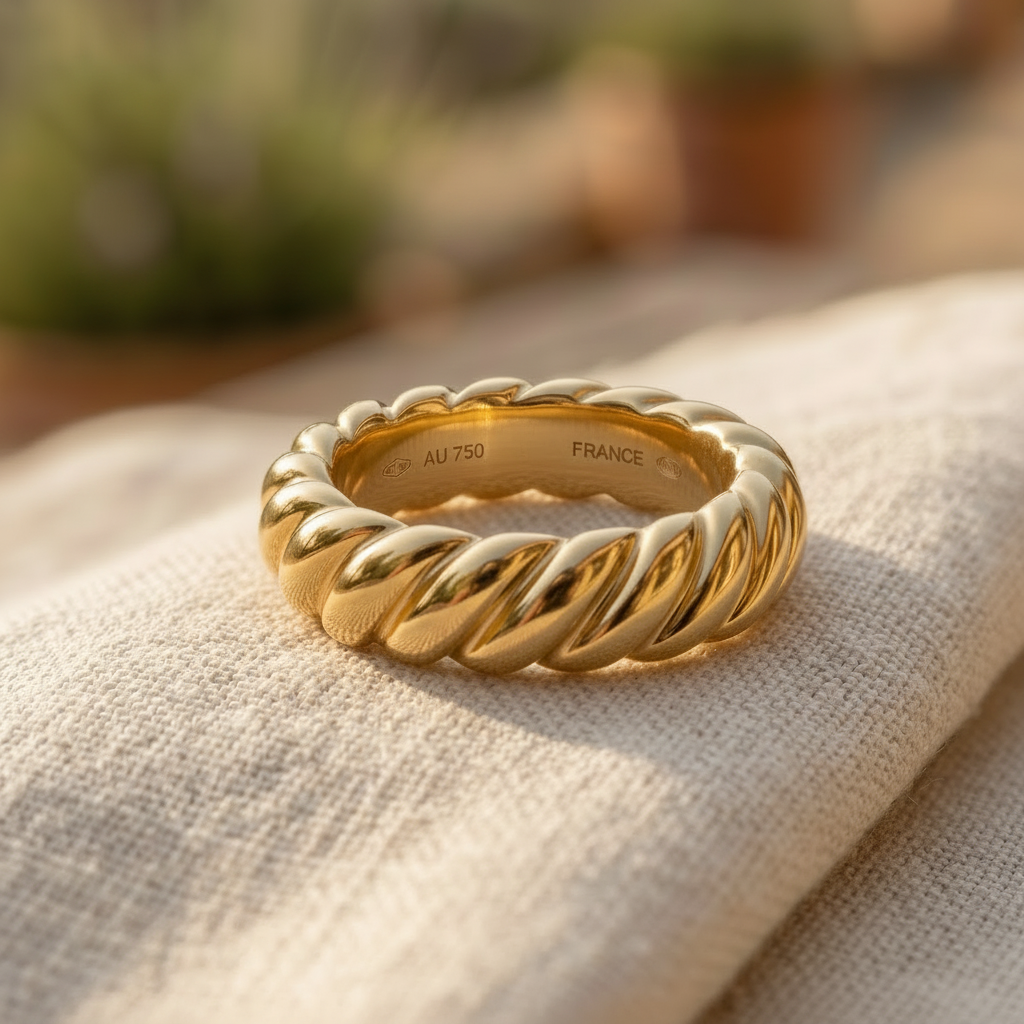 Roher Fingerabdruckring